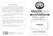 WDXG2 Woofer Manual+Updated!! - dbdrive.net