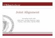 Joint Alignment - UMass Amherst