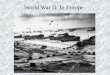 World War II: In Europe
