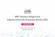 MRC Industry Linkage Fund Industry-University Interaction 