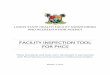 Facility INspection tool FOR PHCs