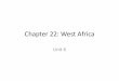 Chapter 22: West Africa - anderson1.org