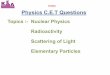 PHYSICS Physics C.E.T Questions