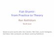 Fiat-Shamir: from Practice to Theory - BIU