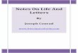Notes On Life And Letters - Free c lassic e-books