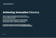 Achieving Innovation Directory