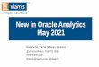 New in Oracle Analytics May 2021 - vlamis.com