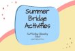 Activities Bridge Summer KINDERGARTEN School East H 