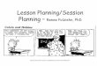 Lesson Planning/Session Planning