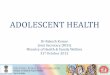 Adolescent Health - nhm.gov.in