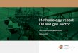 Methodology report Oil and gas sector