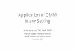 Application of OMM in any Setting - ACOI