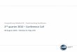 2nd quarter 2016 –Conference Call