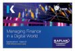 Managing Finance in a Digital World - Kaplan Publishing
