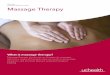 UCHealth Integrative Medicine Center Massage Therapy