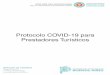 Protocolo COVID-19 para Prestadores Turísticos