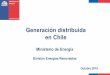 Generación distribuida en Chile - energia.gob.cl