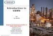 Introduction to CEMS - 4C Conference