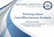 Thinking about Cost-Effectiveness Analysis