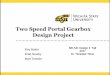 Two Speed Portal Gearbox Design Project