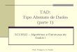 TAD Tipo Abstrato de Dados - wiki.icmc.usp.br