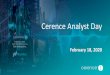 Cerence Analyst Day 02.18