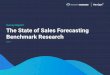 Survey Report: The State of Sales Forecasting Benchmark 