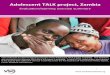 Adolescent TALK project, Zambia - PSI