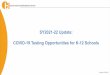 SY2021-22 Update: COVID-19 Testing ... - doe.sd.gov