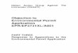 Objection to Environmental Permit Application EPR/EP3731XL 