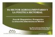 EL SECTOR AGROALIMENTARIO Y LA POLÍTICA SECTORIAL