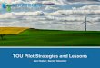 TOU Pilot Strategies and Lessons - e21 Initiative