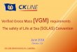 Verified Gross Mass (VGM) requirements