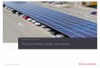 Photovoltaic solar canopies