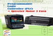 Programmable Logic Controller (PLC) + Inverter Motor 3 Fasa