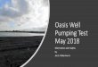 Oasis Well Pumping Test May 2018 - cuwcd.org