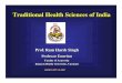 Traditional Health Sciences of India