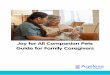 Copy of Joy for All Companion Pets Guide for Family Caregivers