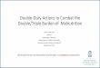 Double-Duty Actions to Combat the Double/Triple Burden of 