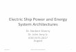 Electric Ship Power and Energy System Architectures