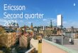 Ericsson Second quarter 2021