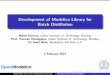 Development of Modelica Library for Batch Distillation
