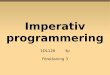 Imperativ programmering - Uppsala University