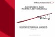 HD-8 Auger Assembly/Parts Manual