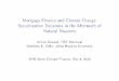 Mortgage Finance and Climate Change: Securitization 