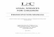 LEGAL SERVICES FOR CHILDREN - California