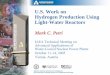 U.S. Work on Hydrogen Production Using Light-Water Reactors