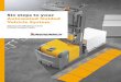 Six steps to your Automated Guided Vehicle System