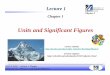 Units and Significant Figures - UMass Lowell
