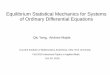 Equilibrium Statistical Mechanics for Systems of Ordinary 